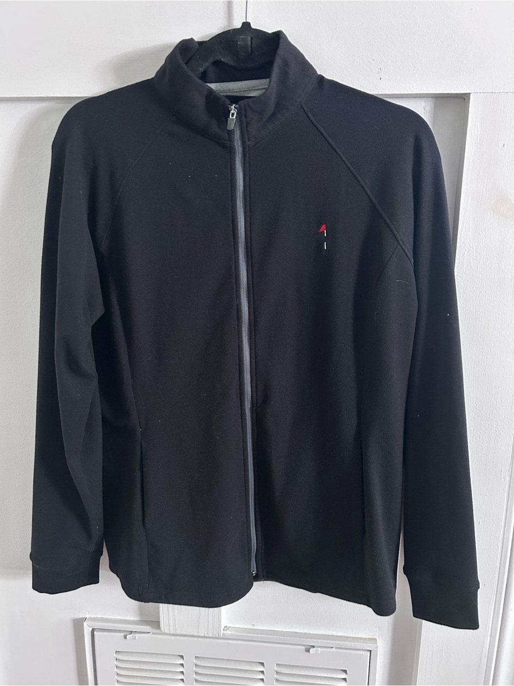 Johnnie O Black Full zip Dormie club jacket medium unisex